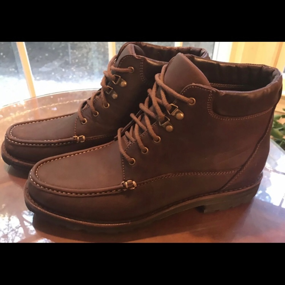 Cole Hann Conutry Boots. Brown. Made In Brazil.